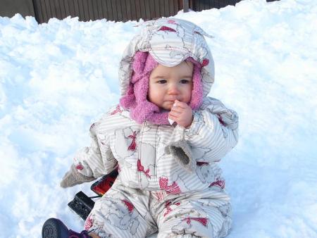 A la neige
