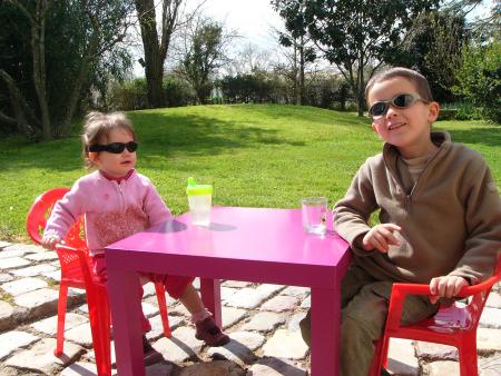 En terrasse