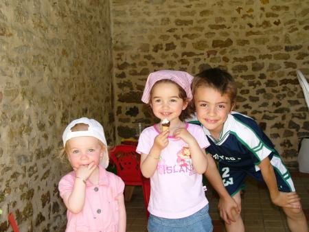 Avec Maëli et Florient