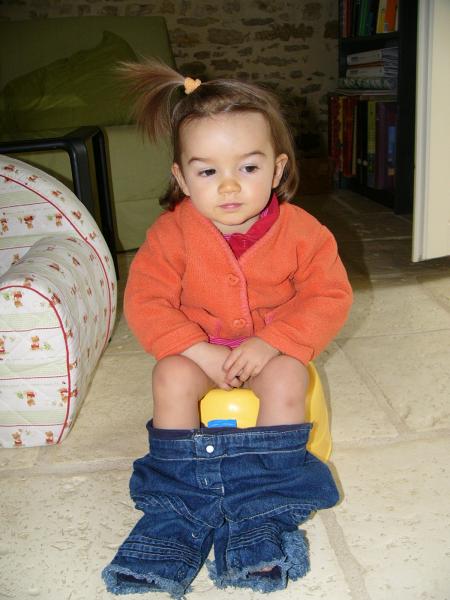 premiers pipi au pot